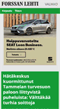 Mobile Screenshot of forssanlehti.fi